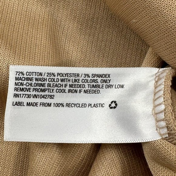 Ava And Viv Women's Size 2X 20W-22W Sweater Short Turtle Neck Ribbed Tan New - Picture 6 of 14